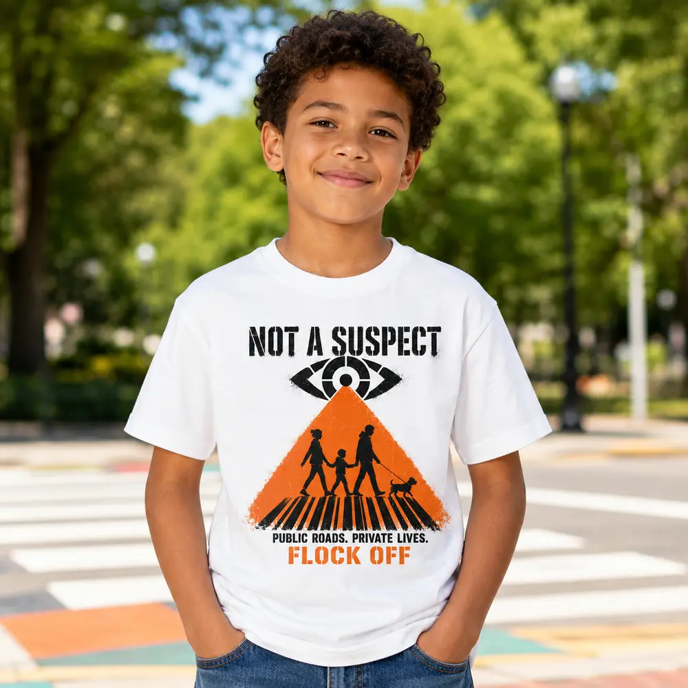 Not A Suspect Youth Heavyweight Tee shown as a Youth Heavyweight T-Shirt